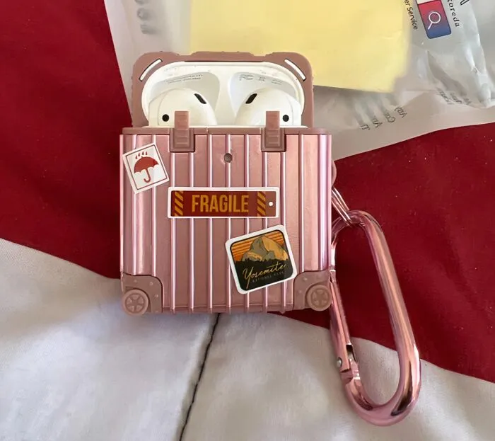 Let Your AirPods Travel In Style With This <a Style="Display:inline;" Href="Https://Www.amazon.com/Dp/B0cmq5yzb5?asc_item-ID=amzn1.ideas.2y2ksauuavg2m&th=1&linkcode=ll1&tag=bphedgehog-20&linkid=4d541a19f5866b77b4316d6d2783b7d3&language=en_us&ref_=as_li_ss_tl " Target="_blank">     <span Style="Font: Inherit; Color: #d74b1f;"> Suitcase Design Case</Span> – They'll Be The Most Fashionable Earbuds On The Block