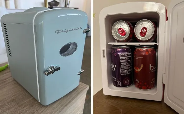 Your Dorm Room/Office/Man Cave Just Got A Whole Lot Cooler (Literally) With This <a Style="Display:inline;" Href="Https://Www.amazon.com/Dp/B09x9l419z?asc_item-ID=amzn1.ideas.2y2ksauuavg2m&th=1&linkcode=ll1&tag=bphedgehog-20&linkid=8d700b0adb551cfb133e49a2a599e52a&language=en_us&ref_=as_li_ss_tl " Target="_blank">     <span Style="Font: Inherit; Color: #d74b1f;"> Retro Mini Fridge Cooler</Span>