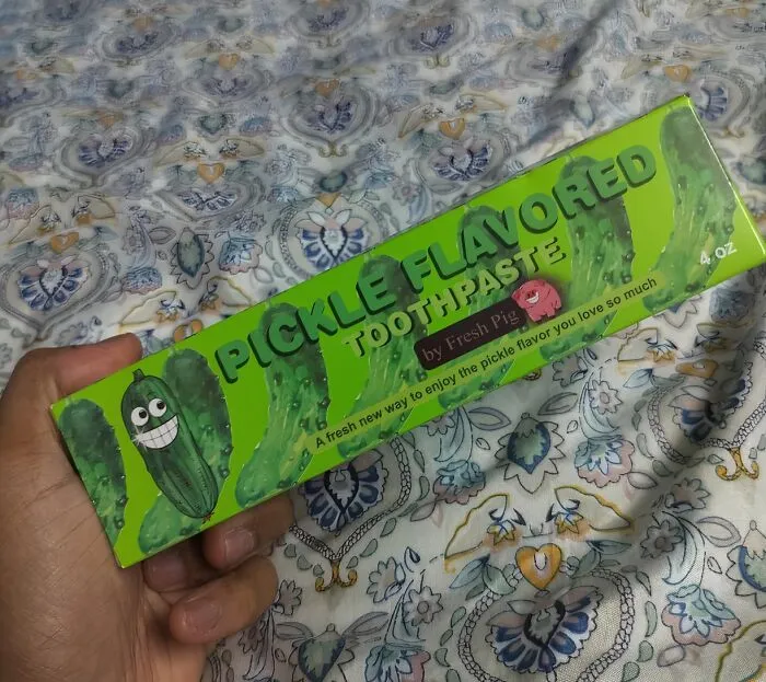 Forget Minty Fresh, This <a Style="Display:inline;" Href="Https://Www.amazon.com/Fresh-Pig-Bacon-Flavored-Toothpaste/Dp/B0cjn32jvw?crid=10oi2hw3jevoe&dib=eyj2ijoimsj9.ol0yssuxqotqxie0mlmqzyz4_-Hiwbqxf6ysb5mtqp5asoqce7qvquoggyuquxtu_of9grtud3najn7j-4jifbmapx20uefkotnckppag2mxvfw-Vl8qnnxuh62wb9q3ow1vj1vkozz1zh3e197sl3z5q8_mf_vfwarn755pqnuou5m-Tuwffzdd6plvayzw3bt1gentmh6gzyxogqeeuowv24doh0tncydhs_nsf5vbphv02pwkv8kt-0yo3_-Zddil4d3ko0mfim7kdgynx379-Zhej48ibcov7cl3vqo.iiehchc1abtfq-Cieiq6exwmwgv8-Szx9lmivvi0xym&dib_tag=se&keywords=goofy%2bgifts&qid=1724643137&sprefix=goofy%2bg%2caps%2c573&sr=8-62&th=1&linkcode=ll1&tag=bpshark-20&linkid=41b5cc3f394112fc4a67ebef86397949&language=en_us&ref_=as_li_ss_tl " Target="_blank">     <span Style="Font: Inherit; Color: #d74b1f;"> Pickle Flavored Toothpaste</Span> Will Have Your Breath Smelling Like A Crunchy Dill Pickle All Day Long