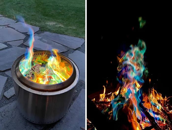 Turn Your Campfire Into A Mesmerizing Light Show With These <a Style="Display:inline;" Href="Https://Www.amazon.com/Gp/Product/B00afvlvi4?&linkcode=ll1&tag=bpwalrus-20&linkid=9a50746ccf18dceb26e36b51a594956d&language=en_us&ref_=as_li_ss_tl " Target="_blank">     <span Style="Font: Inherit; Color: #d74b1f;"> Mystical Fire Color Changing Packets</Span> – It's Like A Rave For Your Backyard!
