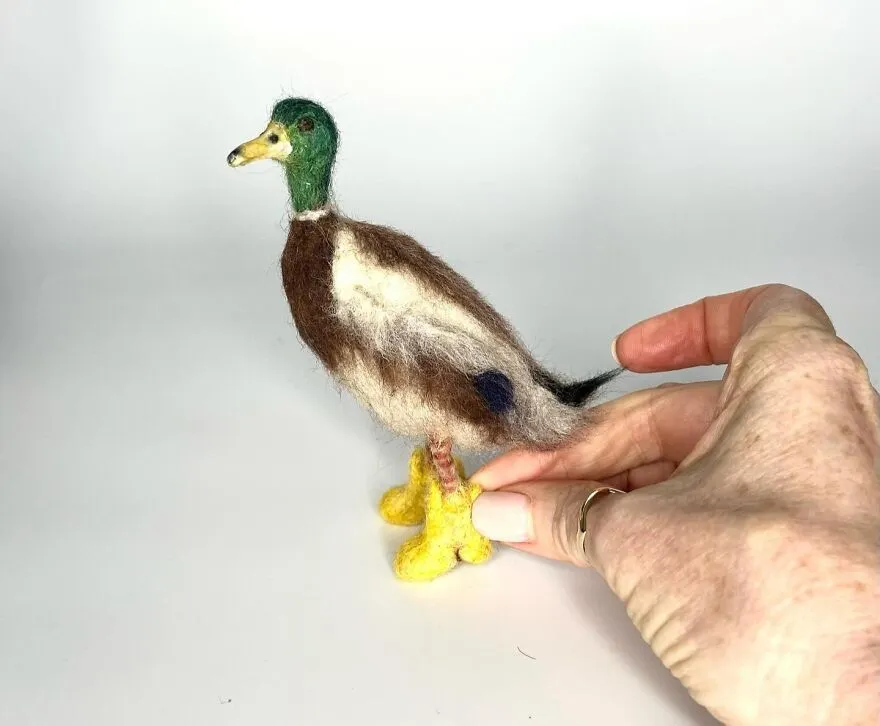 This Artist Makes Extremely Realistic Wool Figures Of Animals, And Here Are 30 Of The Best