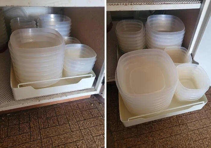 No More Digging Through A Black Hole Of Tupperware!  This <a Style="Display:inline;" Href="Https://Www.amazon.com/Dp/B0cl737wpc?asc_item-ID=amzn1.ideas.1ceeq7ey9jrin&th=1&linkcode=ll1&tag=bpcrab-20&linkid=3d6785bf8a417aa962c01e873428f5f6&language=en_us&ref_=as_li_ss_tl " Target="_blank">     <span Style="Font: Inherit; Color: #d74b1f;"> Pull Out Cabinet Organizer</Span> Makes Finding What You Need A Breeze