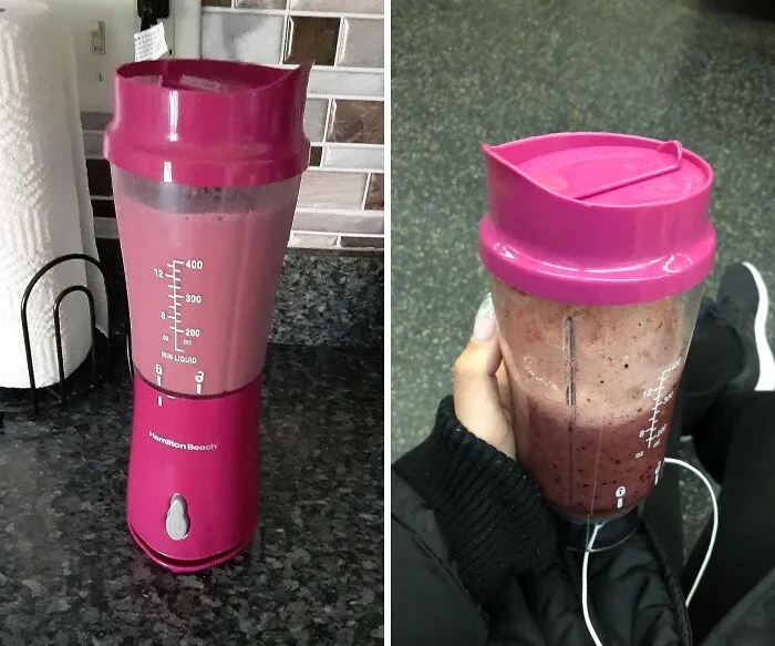 Forget Those Overpriced Juice Bar Smoothies!  This <a Style="Display:inline;" Href="Https://Www.amazon.com/Dp/B00qnucv0i?ascsubtag=6342092%2c42%2c57%2cd%2c0%2c0%2c0%2c900%3a2%3b974%3a1%3b1125%3a2%3b1338%3a1%2c18717071%2c0%2c0%2cgoogle&btn_ref=srctok-9b3af6dd7f4644bc&th=1&linkcode=ll1&tag=bpcrab-20&linkid=e493115f6ce30e308026c885af50d477&language=en_us&ref_=as_li_ss_tl " Target="_blank">     <span Style="Font: Inherit; Color: #d74b1f;"> Hamilton Beach Portable Blender</Span> Will Have You Blending Up Your Own Delicious And Nutritious Creations In A Flas