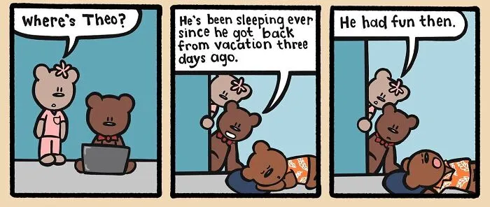 “Theo And Ted”:  30 Bear-y Funny Comics By Wendi Pilling