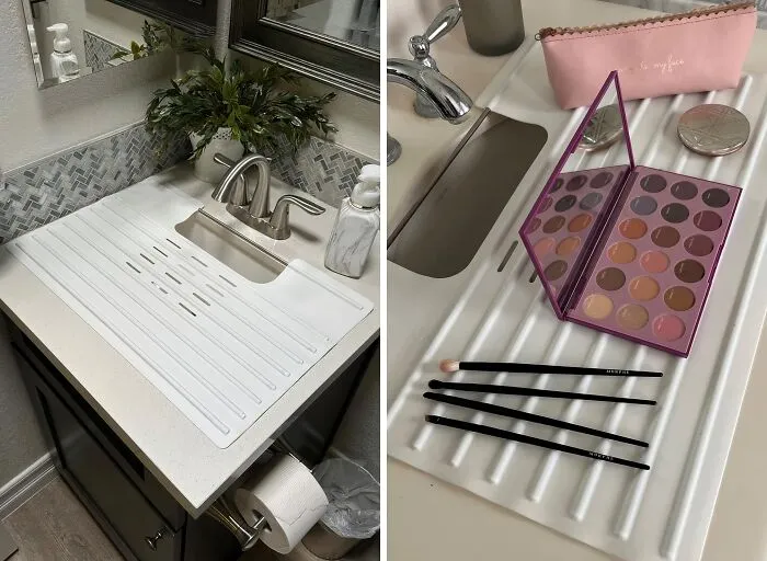 Your Tiny Bathroom Is About To Feel Like A Palace With This <a Style="Display:inline;" Href="Https://Www.amazon.com/Bathroom-Sink-Cover-Counter-Space/Dp/B0b9zmw3cr?pd_rd_w=lcoxr&content-ID=amzn1.sym.7379aab7-0dd8-4729-B0b5-2074f1cb413d&pf_rd_p=7379aab7-0dd8-4729-B0b5-2074f1cb413d&pf_rd_r=ct19erqv72dr94vwgwtz&pd_rd_wg=14dej&pd_rd_r=c7244904-3616-4a8d-93cc-134af45b9c71&pd_rd_i=b0bb1d7vtf&th=1&linkcode=ll1&tag=bpwolf-20&linkid=7d3b545213e63d442f85de585a65a965&language=en_us&ref_=as_li_ss_tl " Target="_blank"> <span Style="Font: Inherit; Color: #d74b1f;"> Foldable Sink Cover</Span> - It's The Space-Saving Solution That'll Make Your Culinary Dreams Come True
