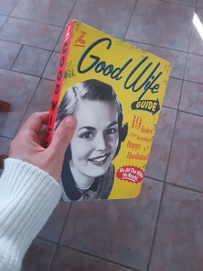 <a Style="Display:inline;" Href="Https://Www.amazon.com/Good-Wife-Guide-Keeping-Husband/Dp/1933662859?crid=3f10qbqzp7e6r&dib=eyj2ijoimsj9.tmp7nhqyth_kubowbks6y8lvtwjvzyyqddw3unwlvuktuo1pwscg3gmwtvza8oqllof0om74vydbhkywis00na-Wzsrls-Vnoga-Law3lllqp_ukbyqq-Iesvt5-2yybh4xrvrncxeislfhm7fpgw1o-Wbwmn-Ijkjnn48dqjv4yvntjn11qfjr_3xzdh2rceslhv0x8nb0ekpxj_qk_y3mtvbvs16yx1lxmdil1xaw72ar1ojlcfa1ifibtpekrlitrnm9z763opzvjaeviz9ymxbmta-8w-Gxjtxy09j8.opibl0imsnewljg9o-Nl3vcny7gly8bcjdteugbb084&dib_tag=se&keywords=funny+books&qid=1722949790&sprefix=funny+books%2caps%2c239&sr=8-98-Spons&sp_csd=d2lkz2v0tmftzt1zcf9tdgy&psc=1&linkcode=ll1&tag=bpkomodo-20&linkid=92fdd92939f4b921942f21174fe43c90&language=en_us&ref_=as_li_ss_tl" Target="_blank"><span Style="Font: Inherit; Color: #d74b1f;"> The Good Wife Guide: 19 Rules For Keeping A Happy Husband</Span>: A Tongue-In-Cheek Guide To Marital Bliss, Circa 1950. Forget Feminism And Embrace Your Inner Stepford Wife With Tips On Stocking His Beer Fridge, Ironing His Boxers, And Never Asking About That Lipstick Stain On His Collar