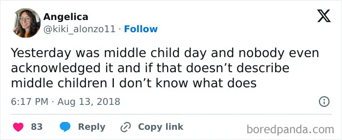35 Funny Posts Drawing Attention To The Often Forgotten Middle Children