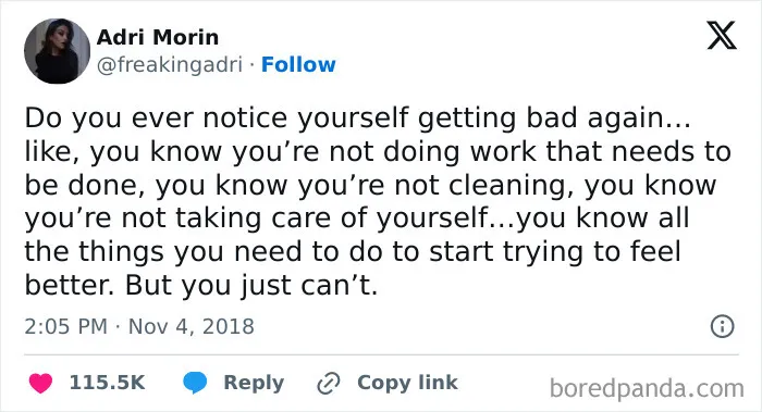 50 Posts About Mental Health That Are Too Real For Comfort