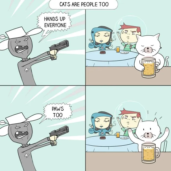 23 Funny Comics With Unexpected Endings That Range From Cute To Dark Humor (New Pics)