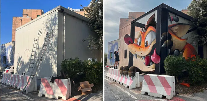 Artist From France Creates Incredible 3D Graffiti And It’s Not For The Faint Of Heart (37 New Pics)
