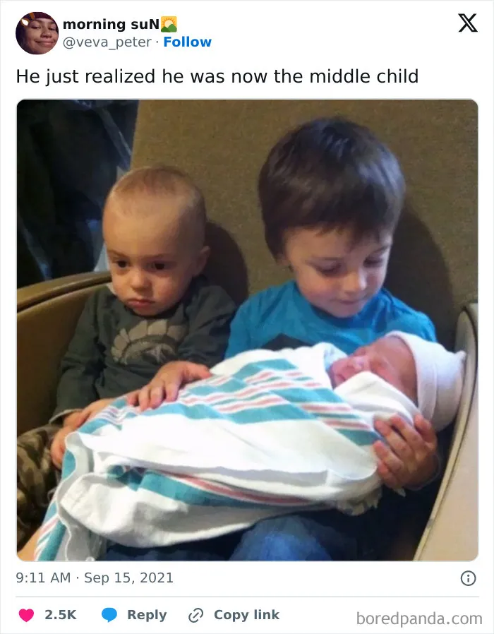 35 Funny Posts Drawing Attention To The Often Forgotten Middle Children