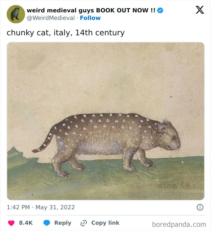 Medieval Garfield Looking For Lasagna