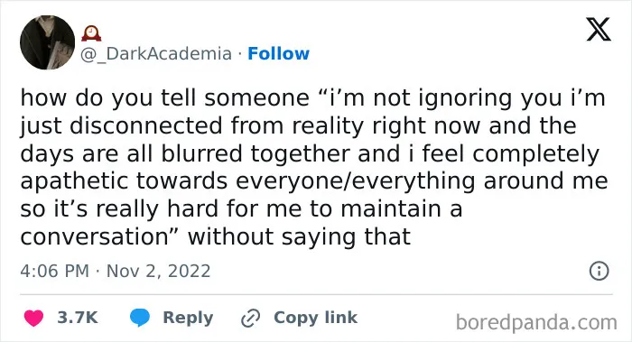 50 Posts About Mental Health That Are Too Real For Comfort