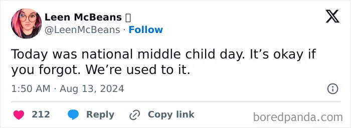 35 Funny Posts Drawing Attention To The Often Forgotten Middle Children