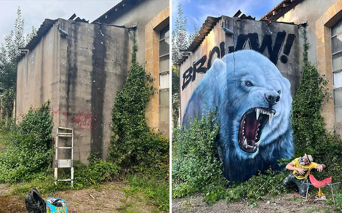 Artist From France Creates Incredible 3D Graffiti And It’s Not For The Faint Of Heart (37 New Pics)