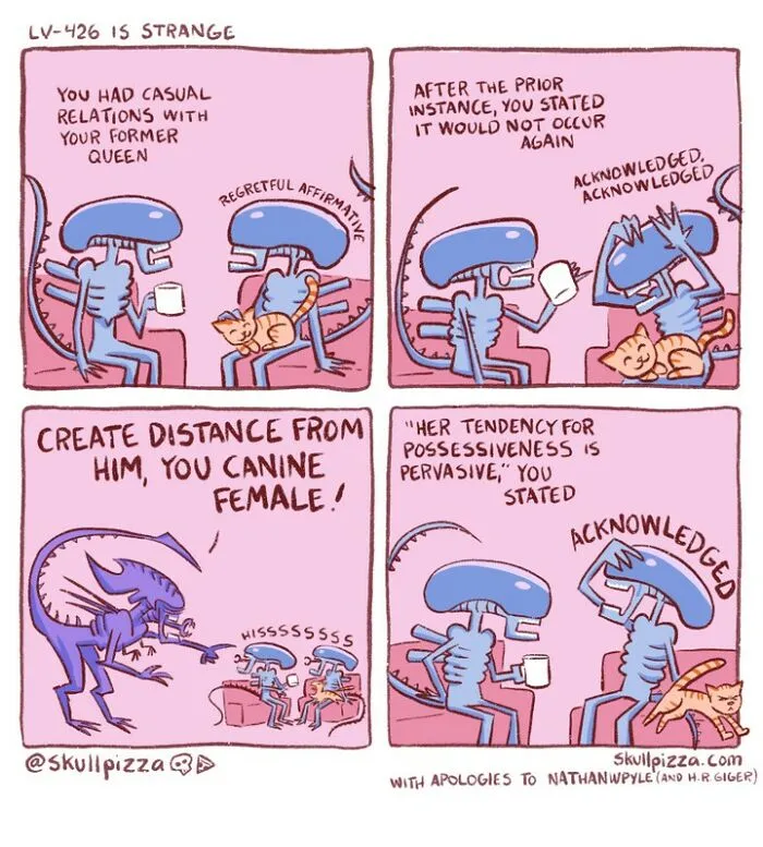 This Artist Turns Spooky Inspirations Into 27 Funny Comics (New Pics)