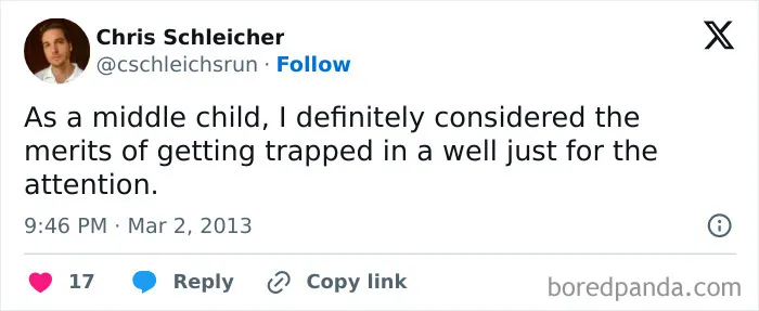 35 Funny Posts Drawing Attention To The Often Forgotten Middle Children