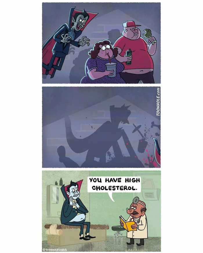 ToonHole Chris: 27 Hilariously Dark Comics With Surprising Twists (New Pics)