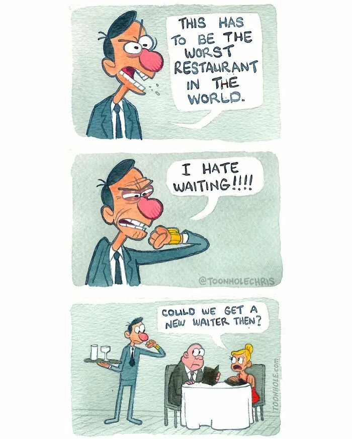 ToonHole Chris: 27 Hilariously Dark Comics With Surprising Twists (New Pics)