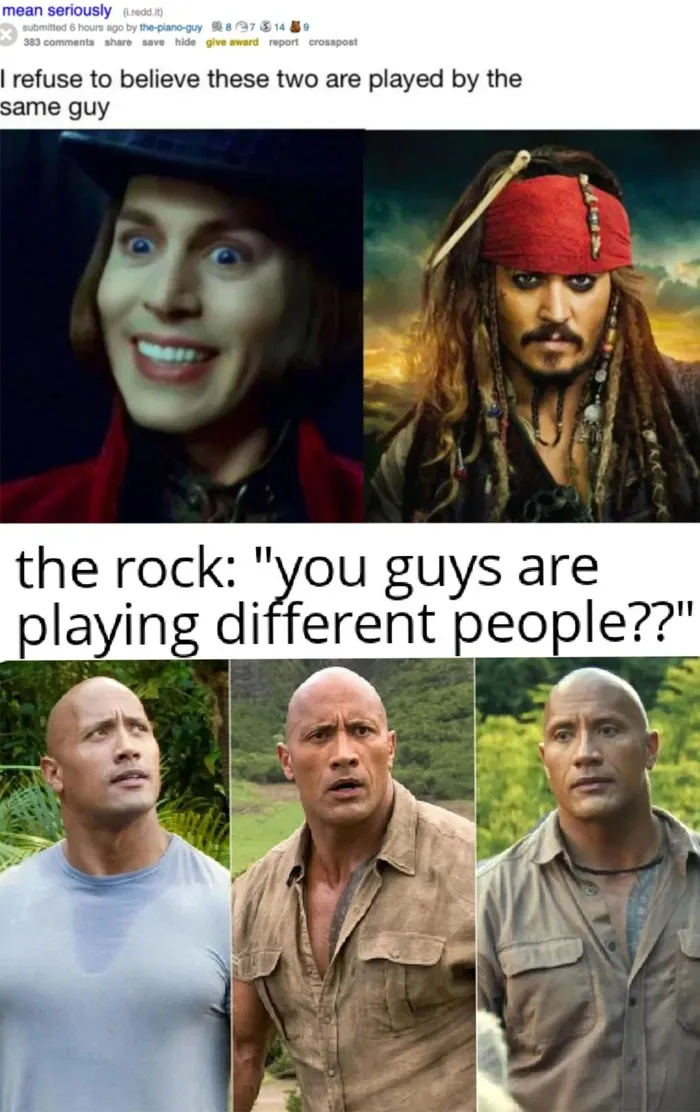“You Guys Are Playing Different People?”