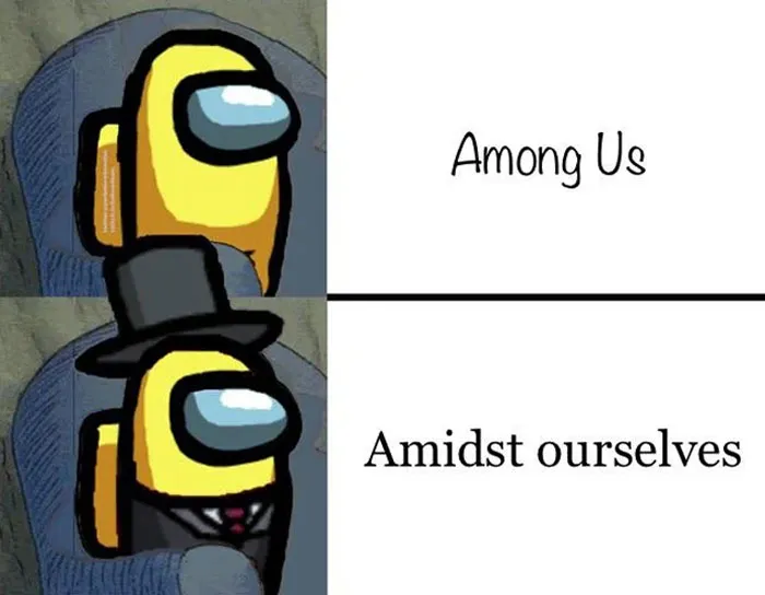 Among vs Amidst