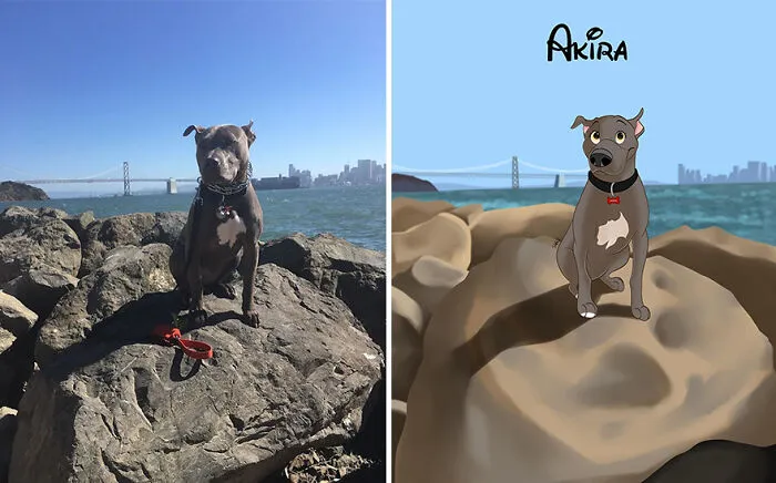 22 Adorable Pet Portraits In Disney Style By This Artist (New Pics)