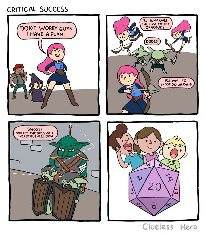 Gamer Humor: 31 Comics About A “Clueless Hero” Created By These Two Artists (New Pics)