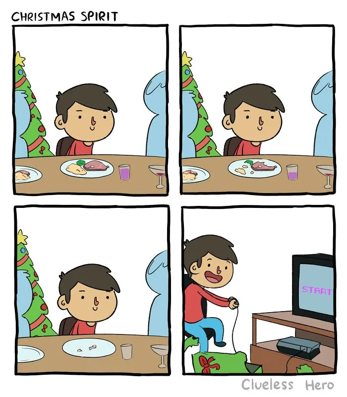 Gamer Humor: 31 Comics About A “Clueless Hero” Created By These Two Artists (New Pics)