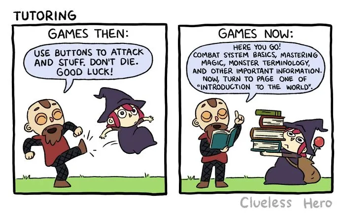Gamer Humor: 31 Comics About A “Clueless Hero” Created By These Two Artists (New Pics)