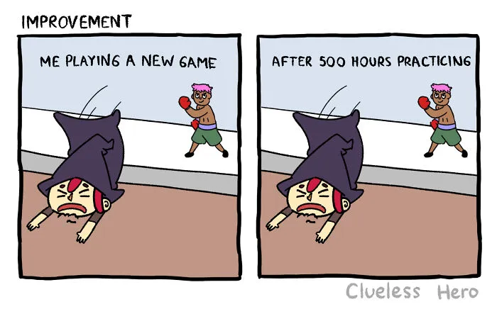 Gamer Humor: 31 Comics About A “Clueless Hero” Created By These Two Artists (New Pics)