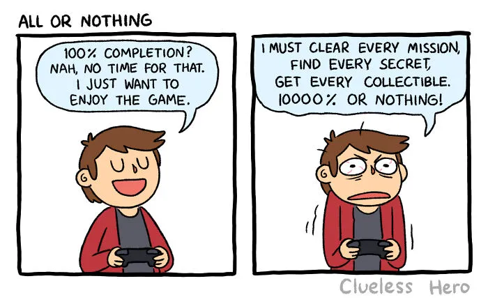 Gamer Humor: 31 Comics About A “Clueless Hero” Created By These Two Artists (New Pics)