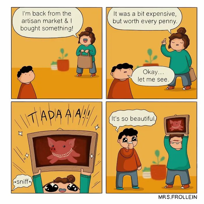 Wholesome And Relatable Comics About Everyday Life By Mrs. Frollein