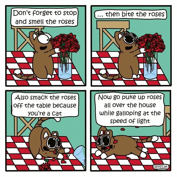 20 Funny New Comics By Nick Filippou That Nail Life With A Cat