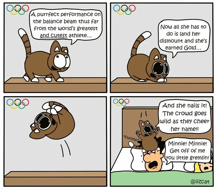 20 Funny New Comics By Nick Filippou That Nail Life With A Cat