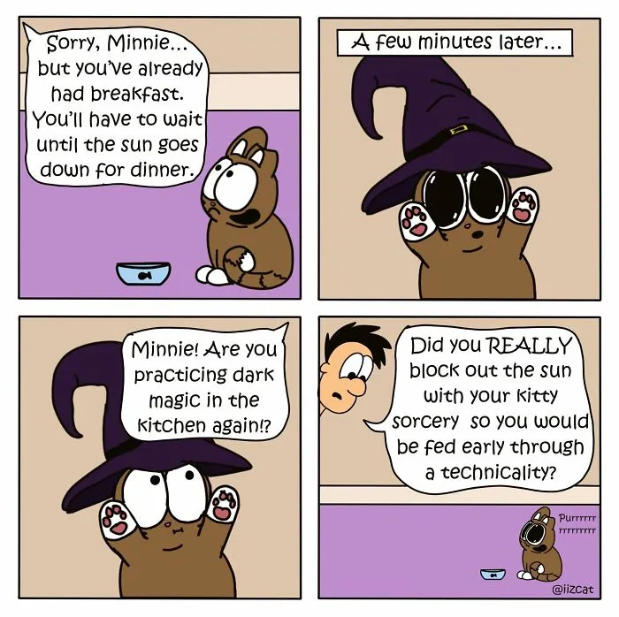 20 Funny New Comics By Nick Filippou That Nail Life With A Cat
