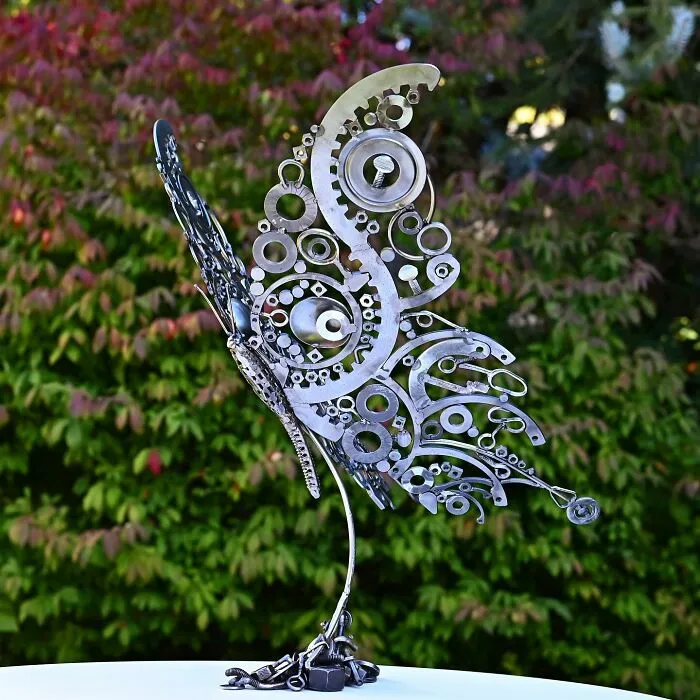 Artist Revives Used Metal From Landfill By Reusing It For His Amazing Sculptures (23 New Pics)