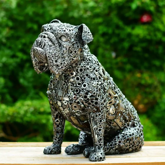 Artist Revives Used Metal From Landfill By Reusing It For His Amazing Sculptures (23 New Pics)