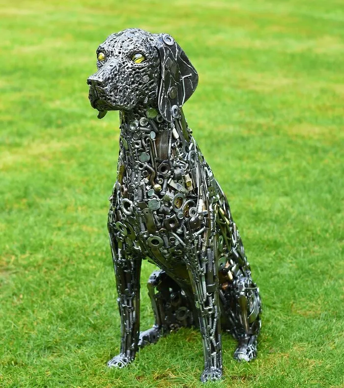Artist Revives Used Metal From Landfill By Reusing It For His Amazing Sculptures (23 New Pics)