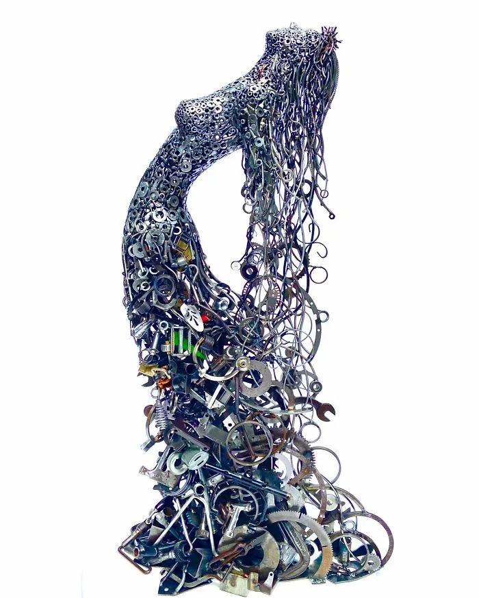 Artist Revives Used Metal From Landfill By Reusing It For His Amazing Sculptures (23 New Pics)