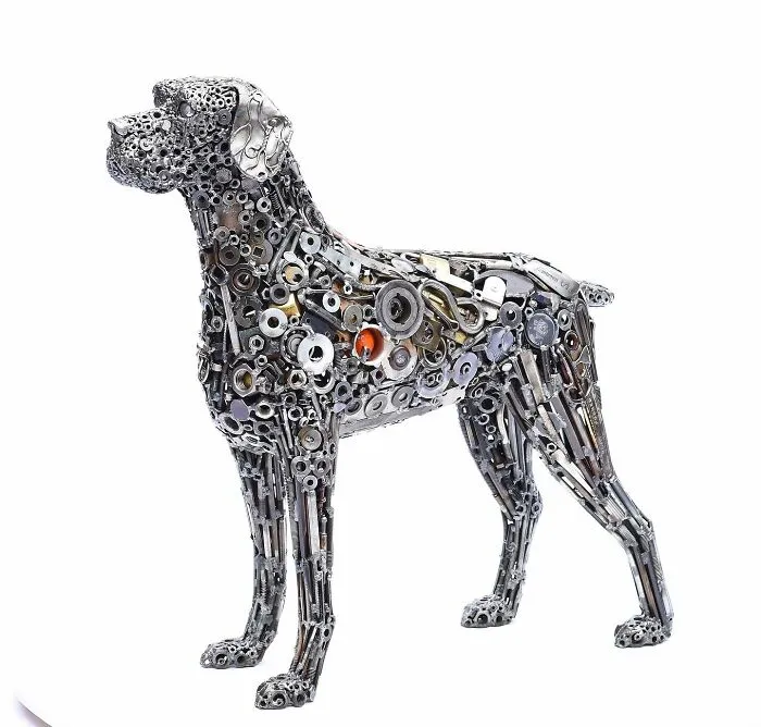 Artist Revives Used Metal From Landfill By Reusing It For His Amazing Sculptures (23 New Pics)