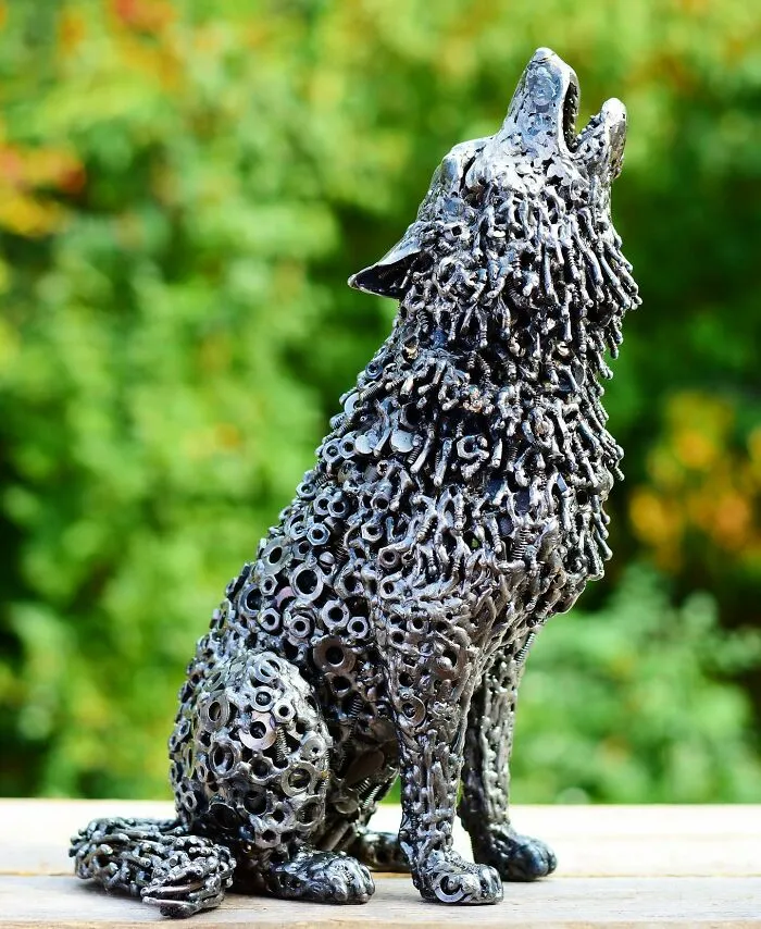 Artist Revives Used Metal From Landfill By Reusing It For His Amazing Sculptures (23 New Pics)