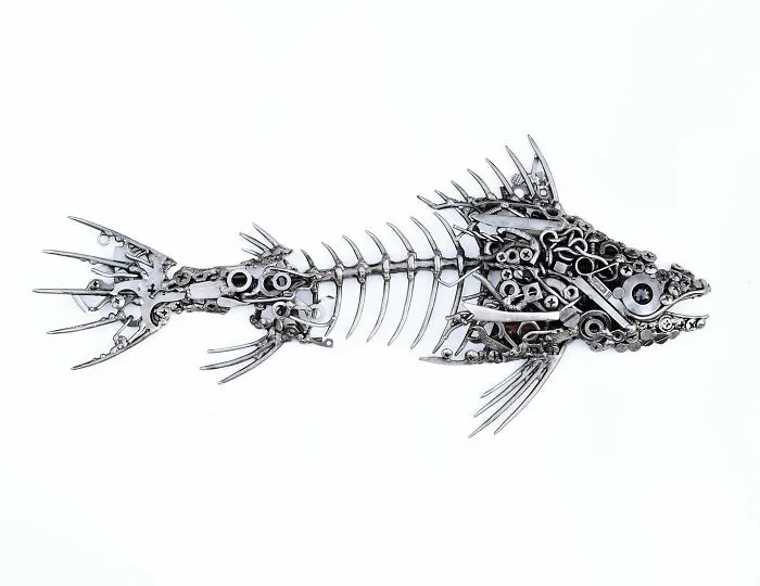 Artist Revives Used Metal From Landfill By Reusing It For His Amazing Sculptures (23 New Pics)
