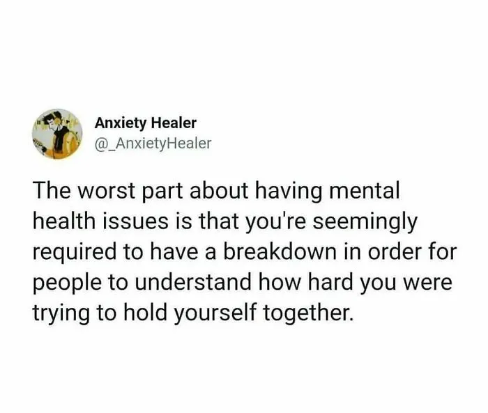 50 Posts About Mental Health That Are Too Real For Comfort
