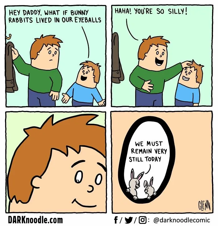 30 Comics By DARKnoodle That Blend Dark Humor With Everyday Absurdity