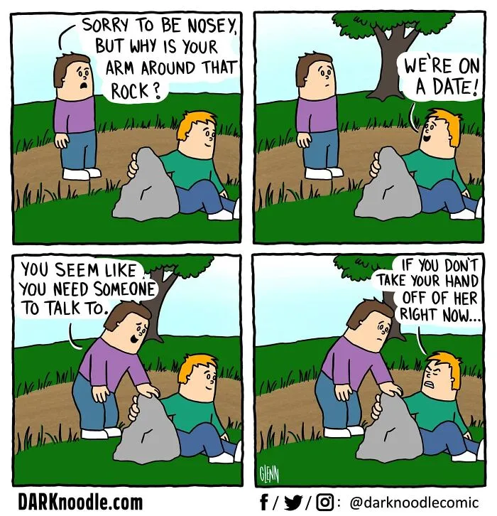 30 Comics By DARKnoodle That Blend Dark Humor With Everyday Absurdity