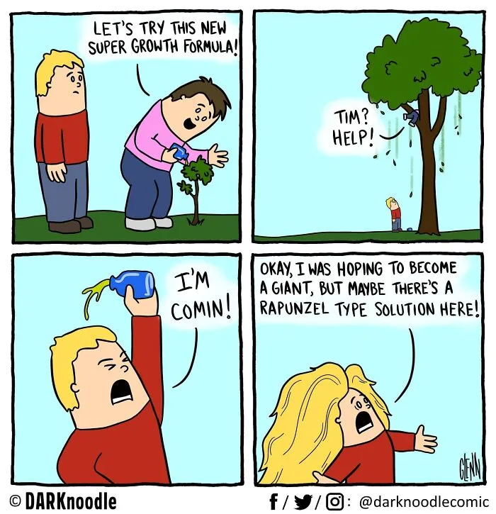 30 Comics By DARKnoodle That Blend Dark Humor With Everyday Absurdity