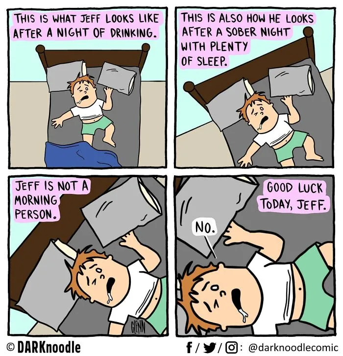 30 Comics By DARKnoodle That Blend Dark Humor With Everyday Absurdity