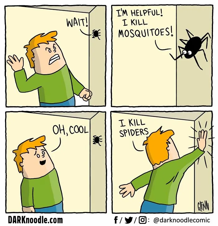 30 Comics By DARKnoodle That Blend Dark Humor With Everyday Absurdity