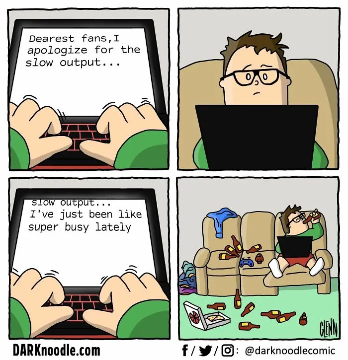 30 Comics By DARKnoodle That Blend Dark Humor With Everyday Absurdity