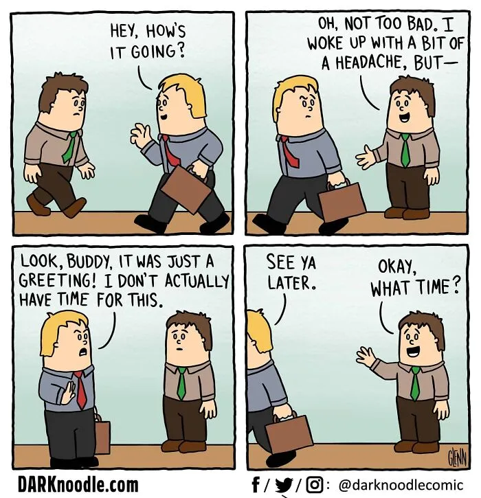 30 Comics By DARKnoodle That Blend Dark Humor With Everyday Absurdity